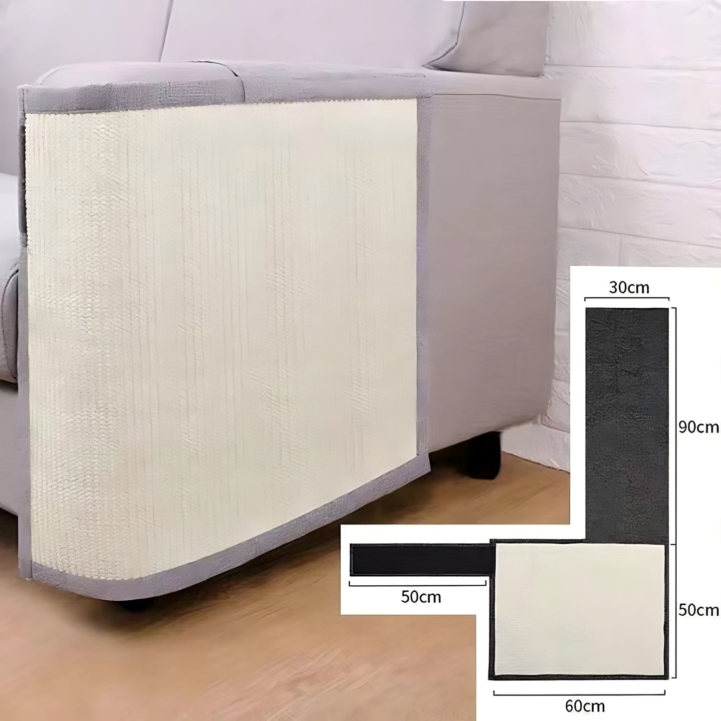 Cat Scratch Sofa Protector Left Side